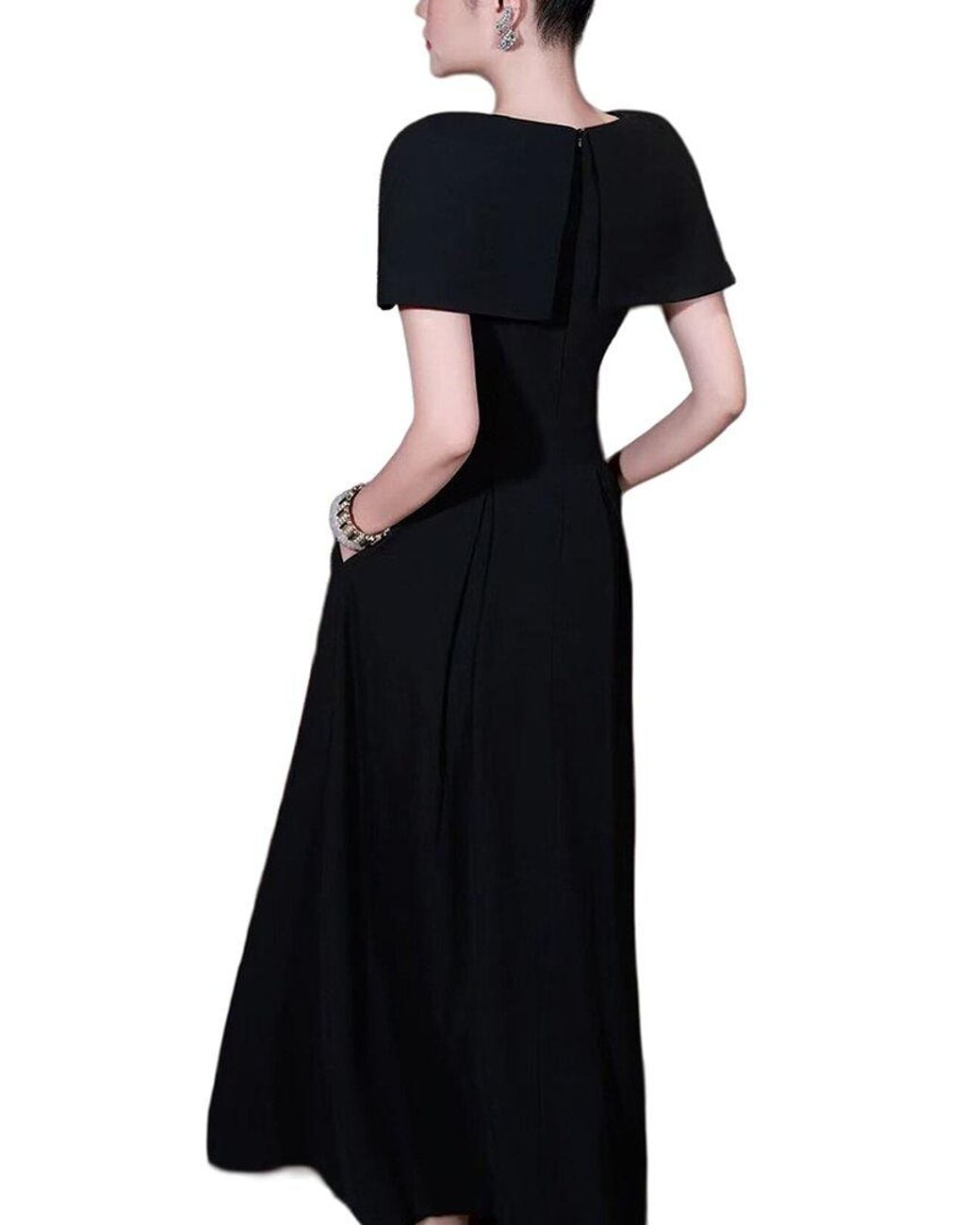 Olivia Taylor Black Midi Dress