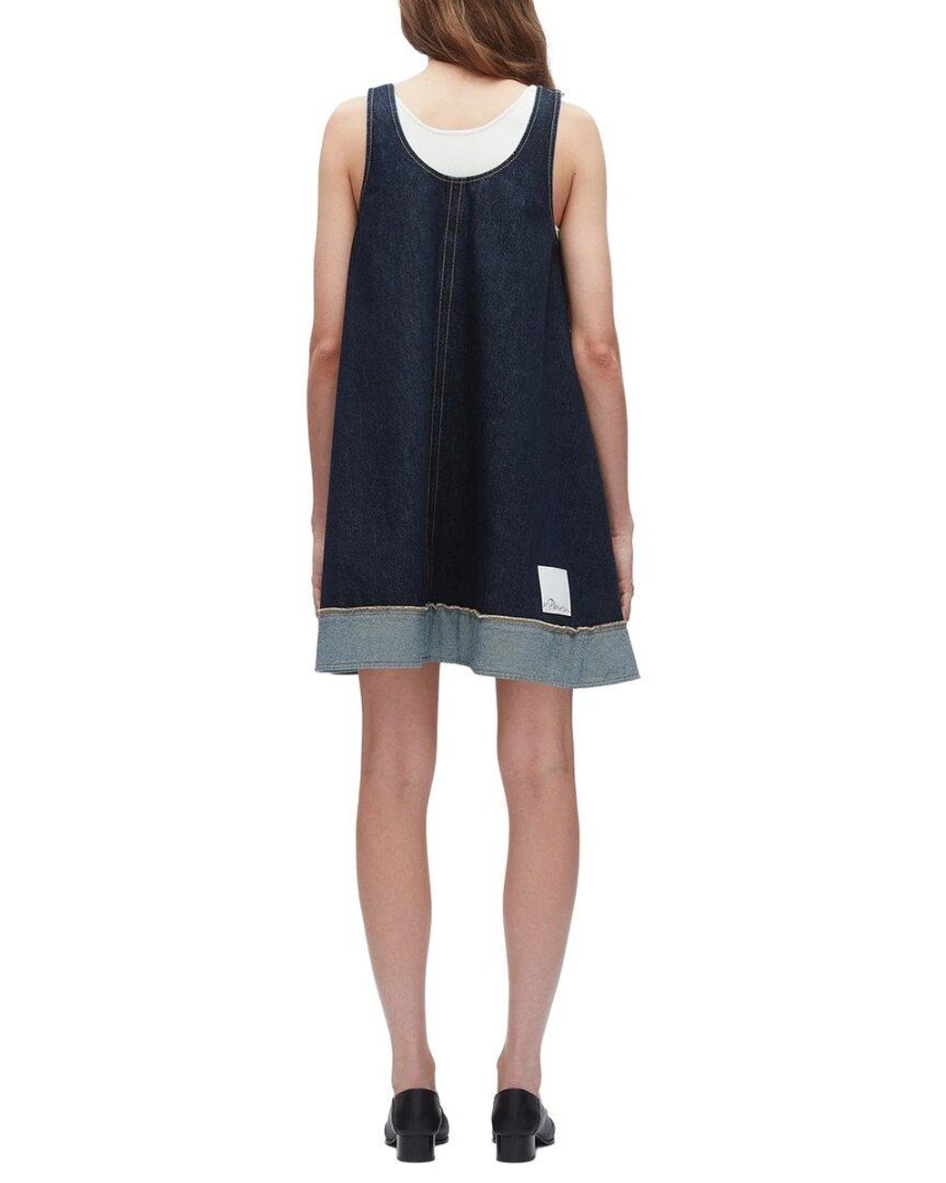 3.1 Phillip Lim Blue Trapeze Mini Dress
