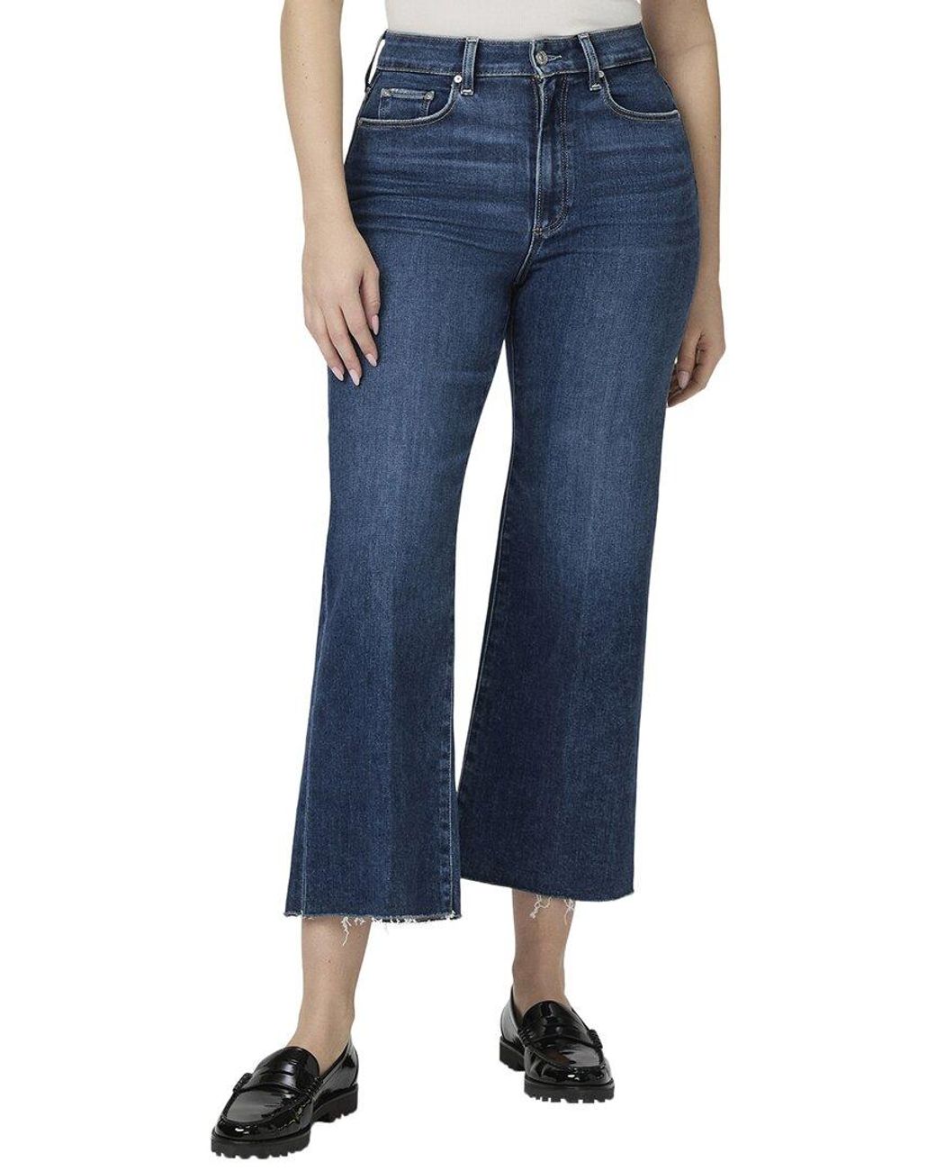 PAIGE Blue Spotlight Raw Hem Jean
