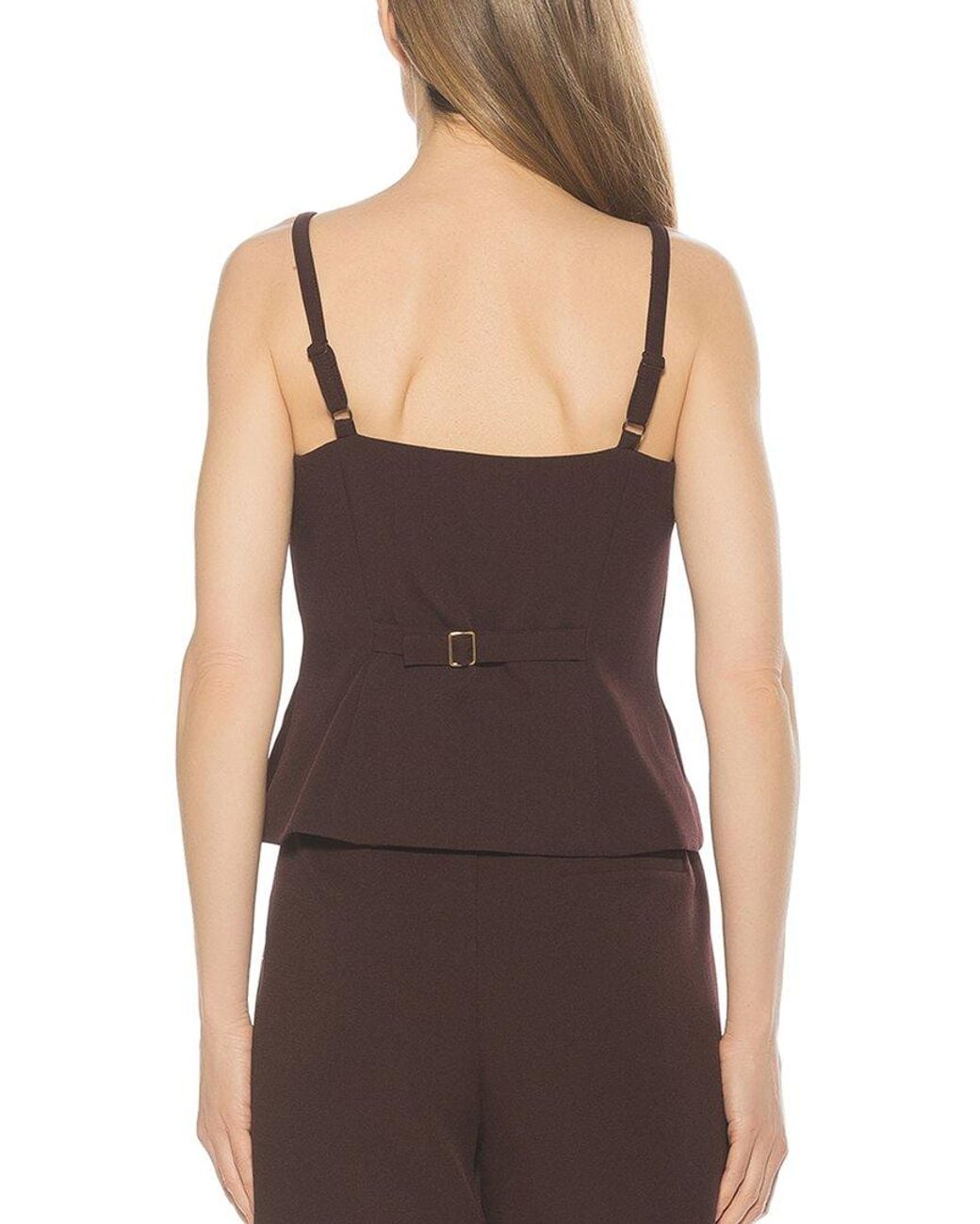 Alexia Admor Purple Amandine Vest Top