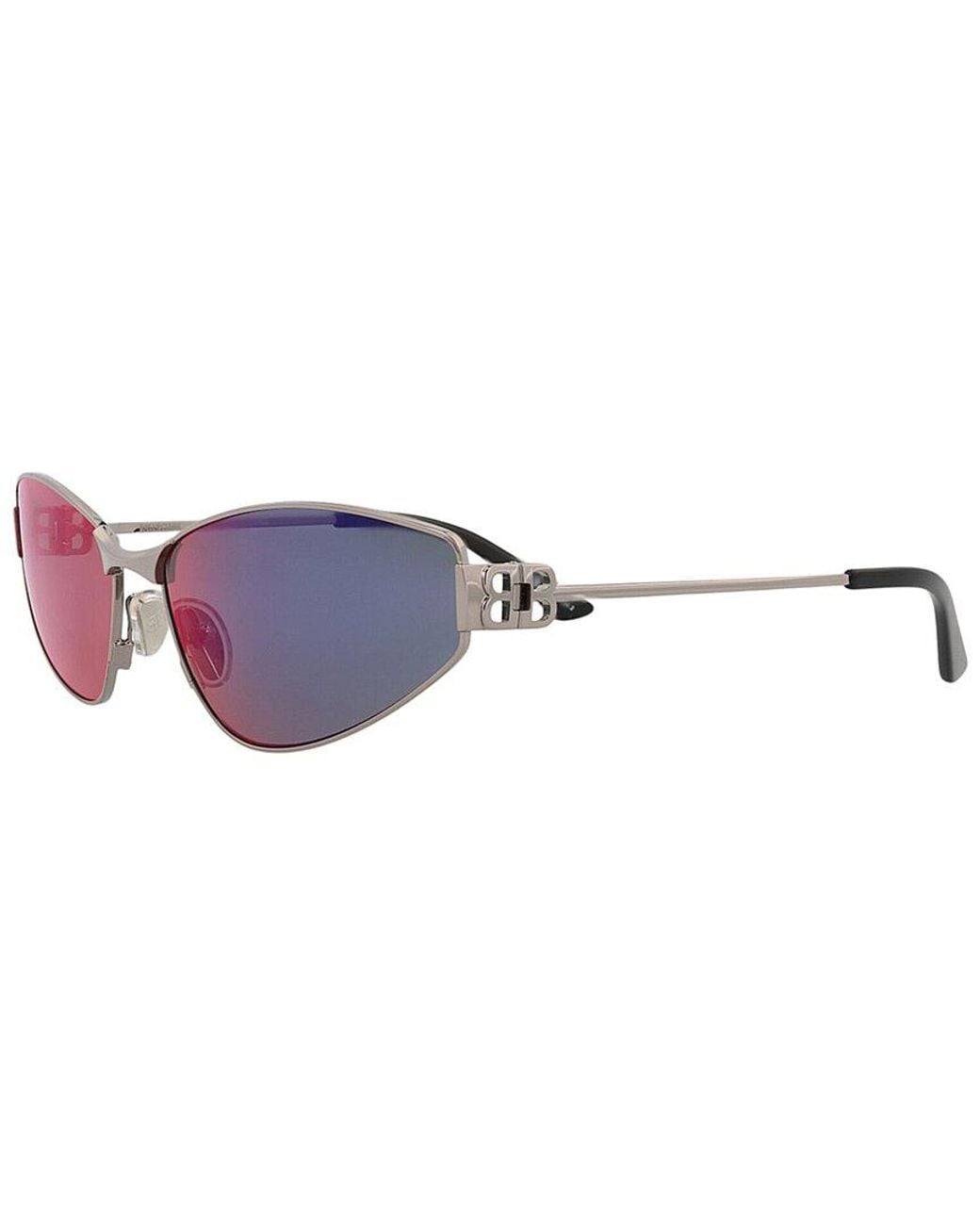 Balenciaga Metallic Bb0335S 65Mm Sunglasses