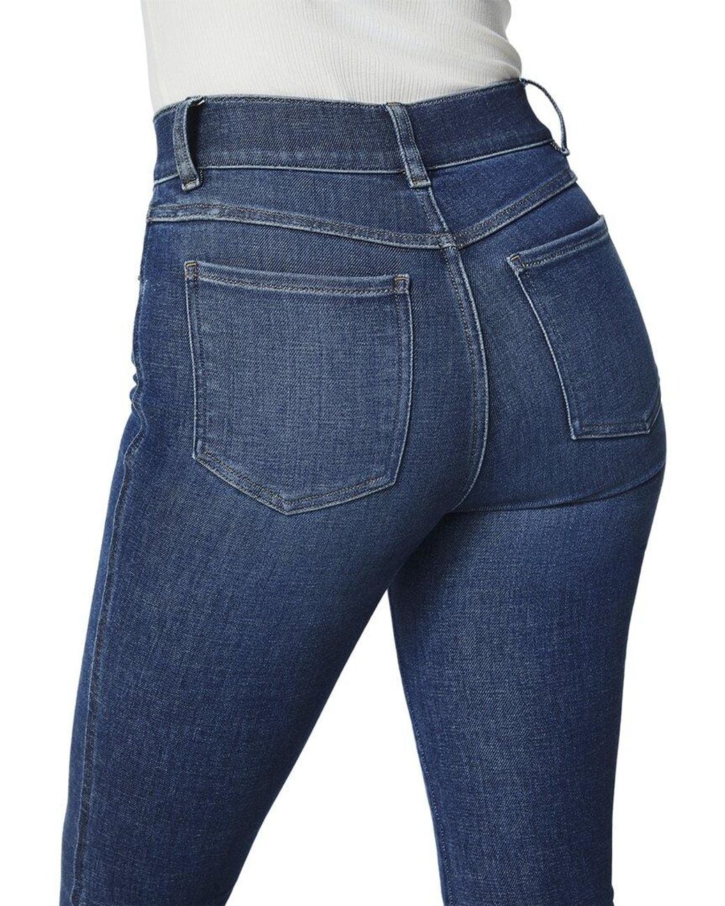 Spanx Blue Pull-On Flare Jean