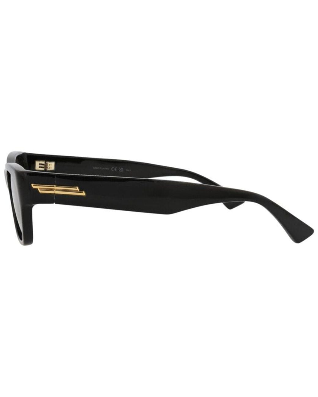 Bottega Veneta Black Bv1143S 55Mm Sunglasses