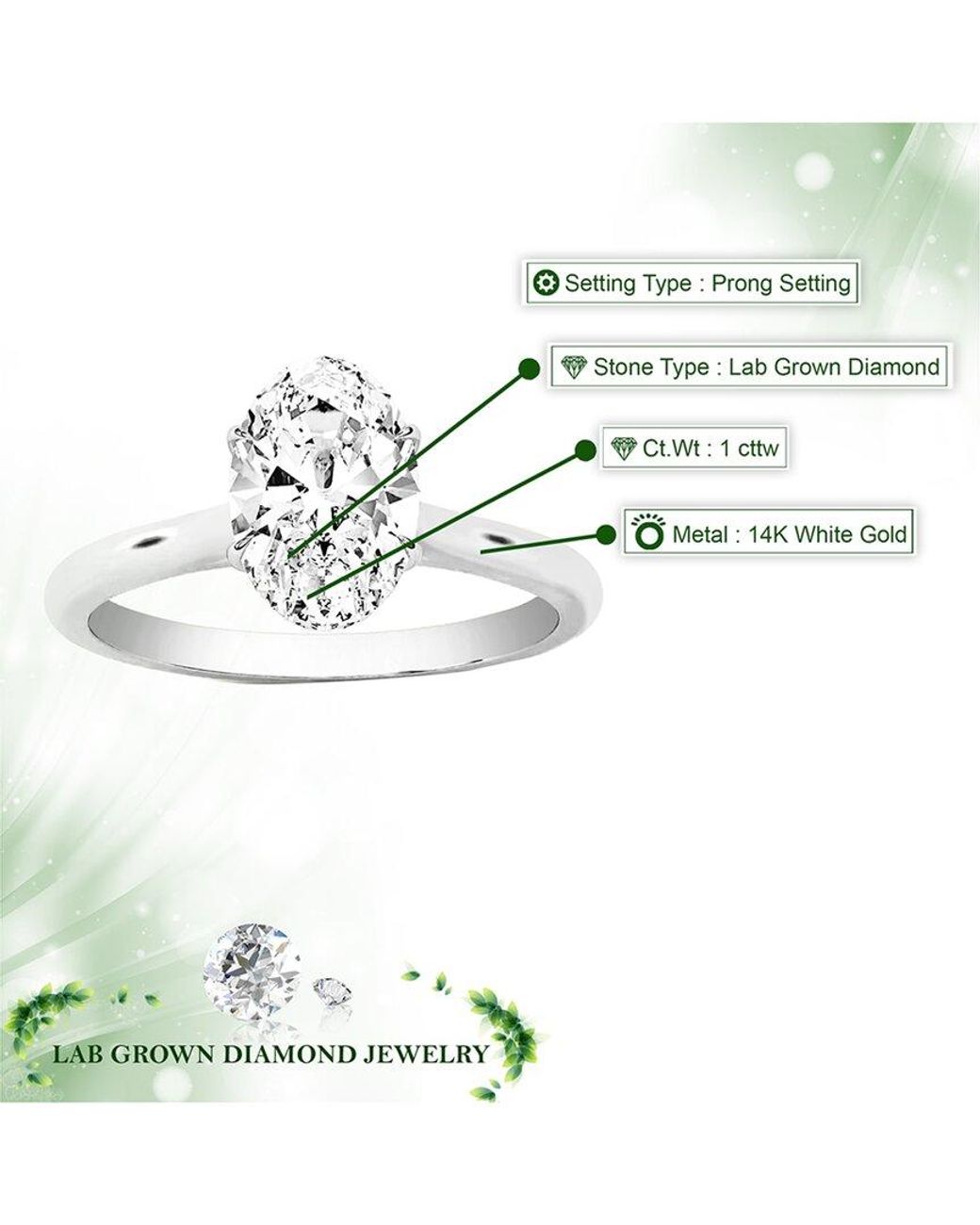Amairah White 14K 1.00 Ct. Tw. Lab-Grown Diamond Engagement Ring