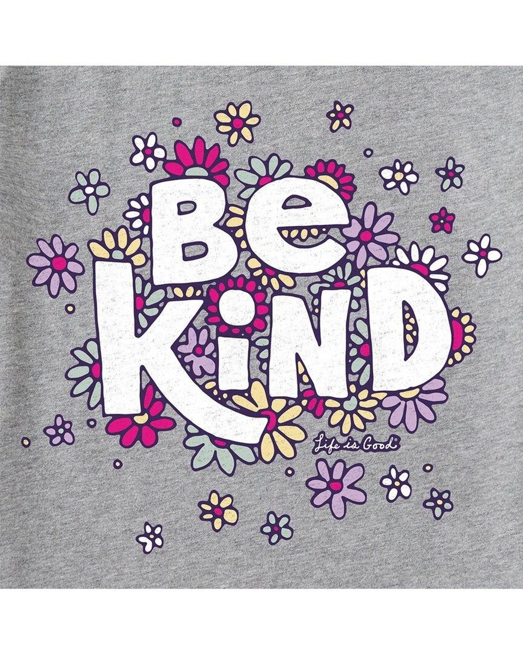 Life Is Good. Gray Long Sleeve Crusher T-Shirt