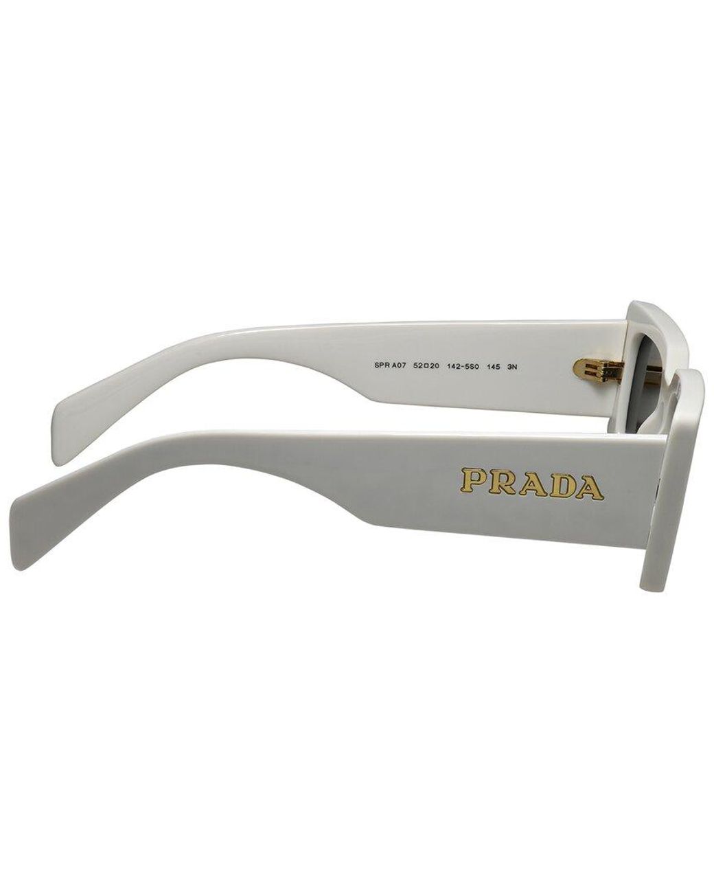 Prada Black Pra07S 52Mm Sunglasses