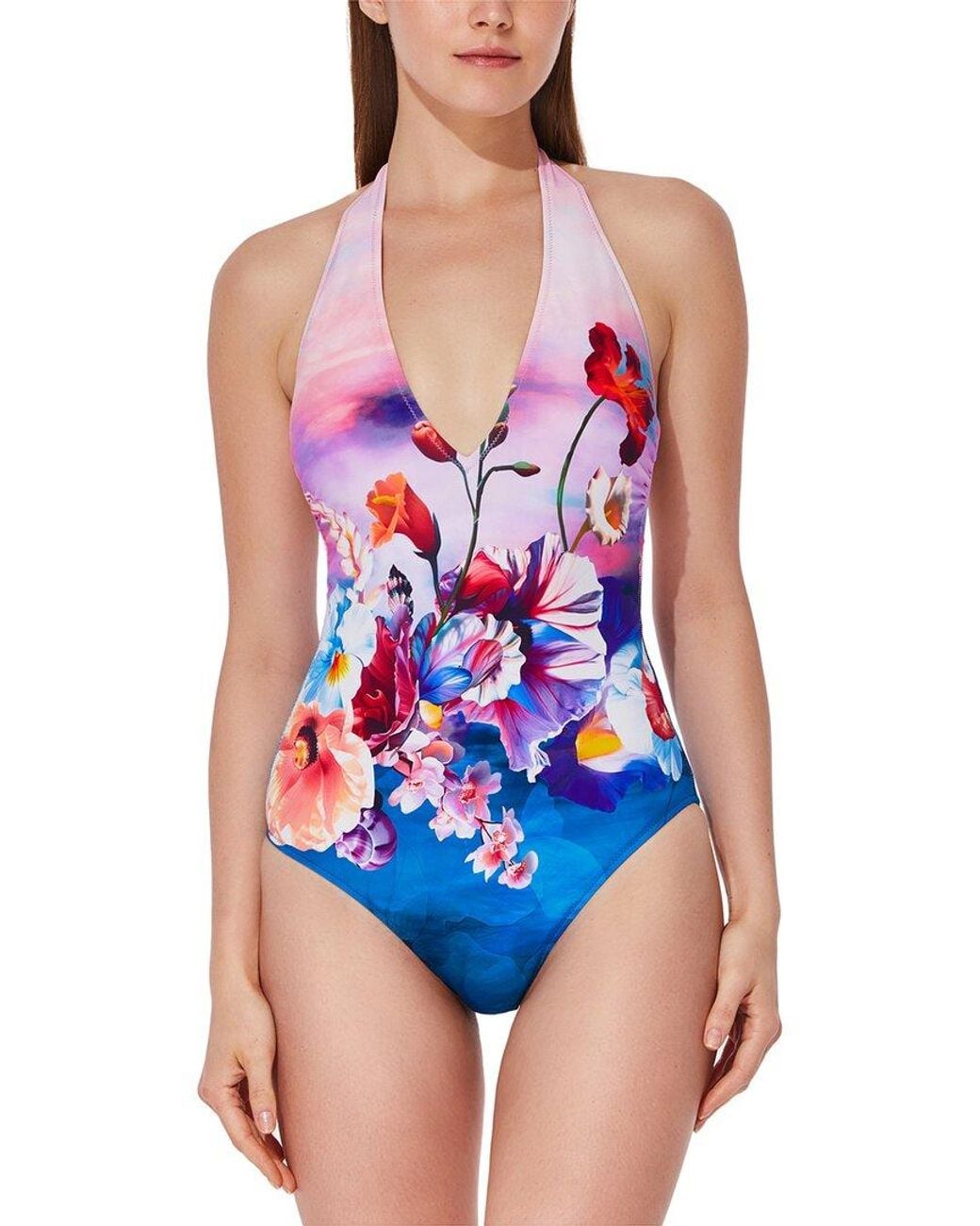 Gottex Blue Under The Sea Swimsuit