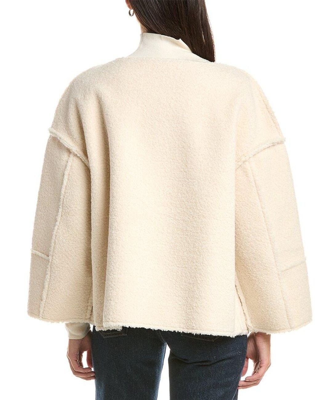 La Fiorentina Natural Teddy Jacket
