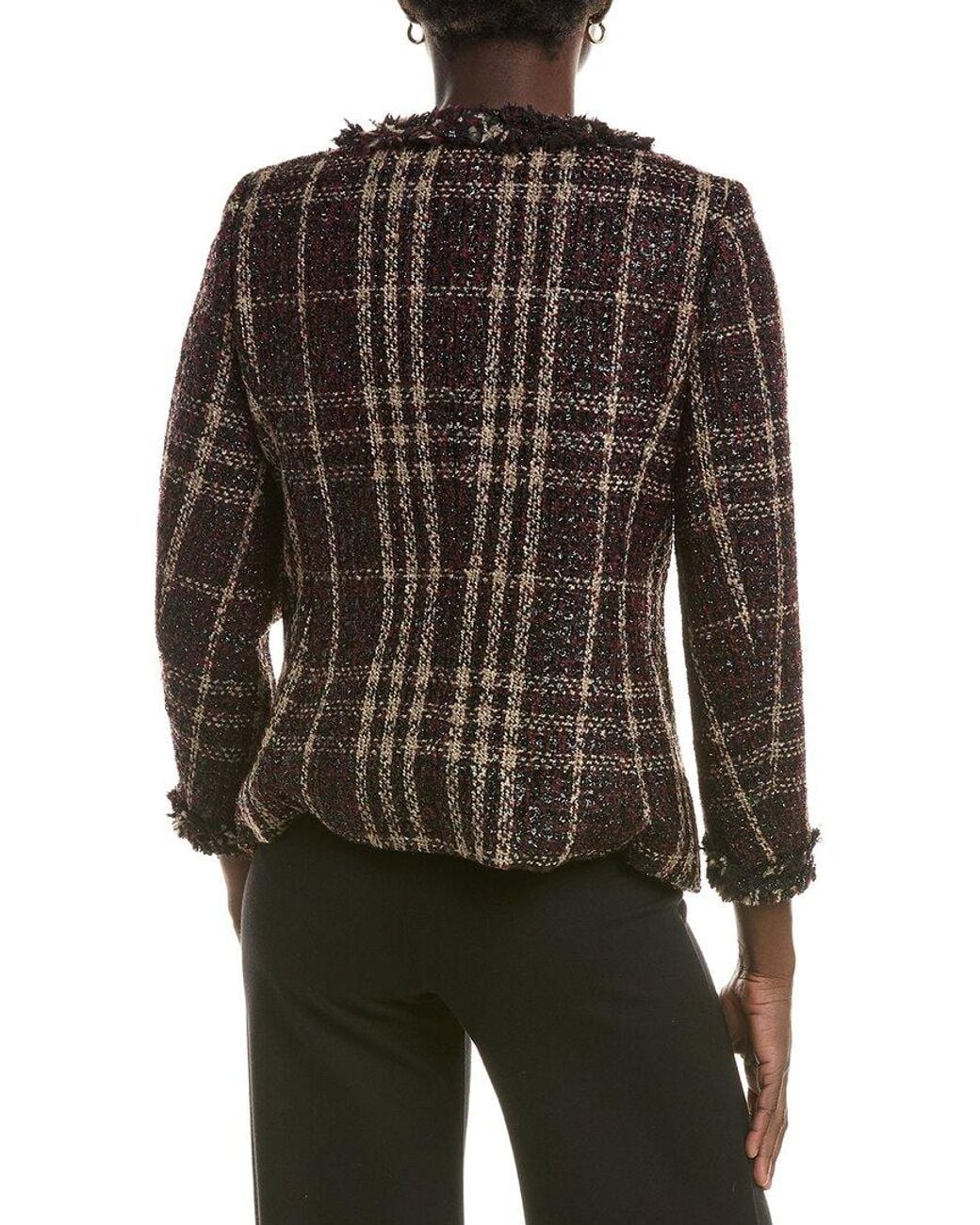 Anne Klein Red Patch Pocket Jacket
