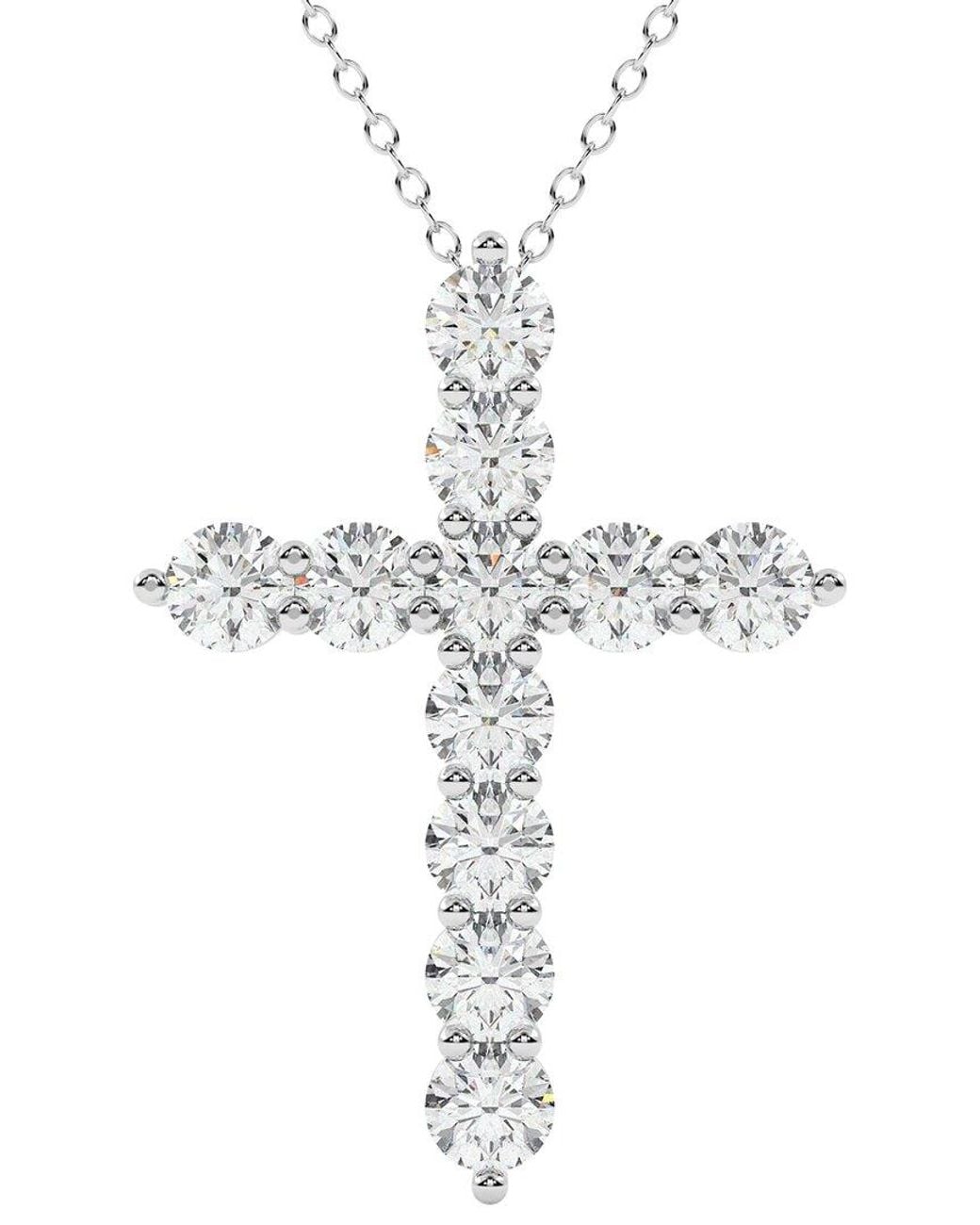 Diamond Select Cuts White 14K 0.75 Ct. Tw. Diamond Pendant Necklace