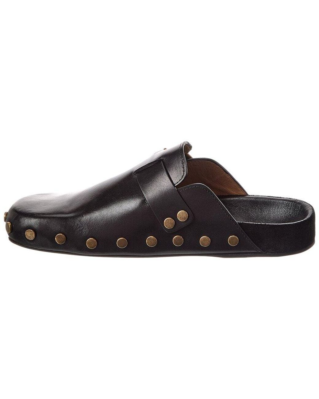 Isabel Marant Brown Mirvin Leather Clog