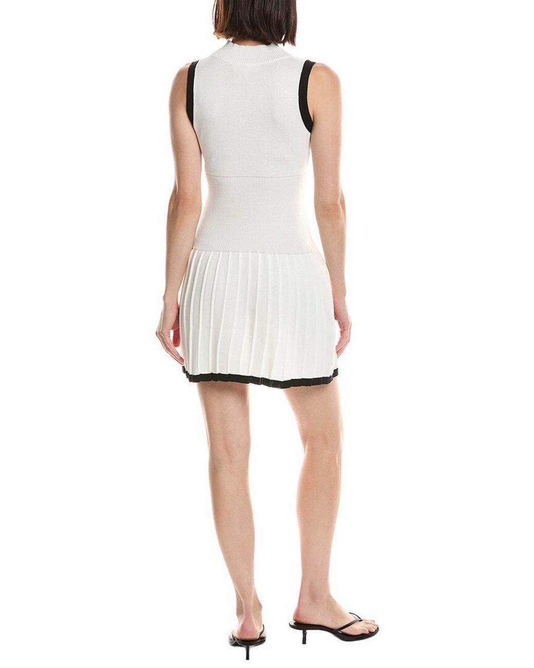 HL Affair White Sleeveless Mini Dress