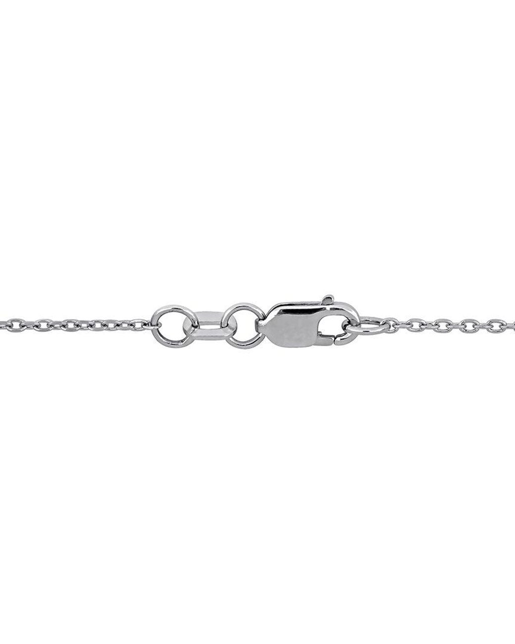 Rina Limor Metallic 14k 0.69 Ct. Tw. Diamond Solitaire Necklace