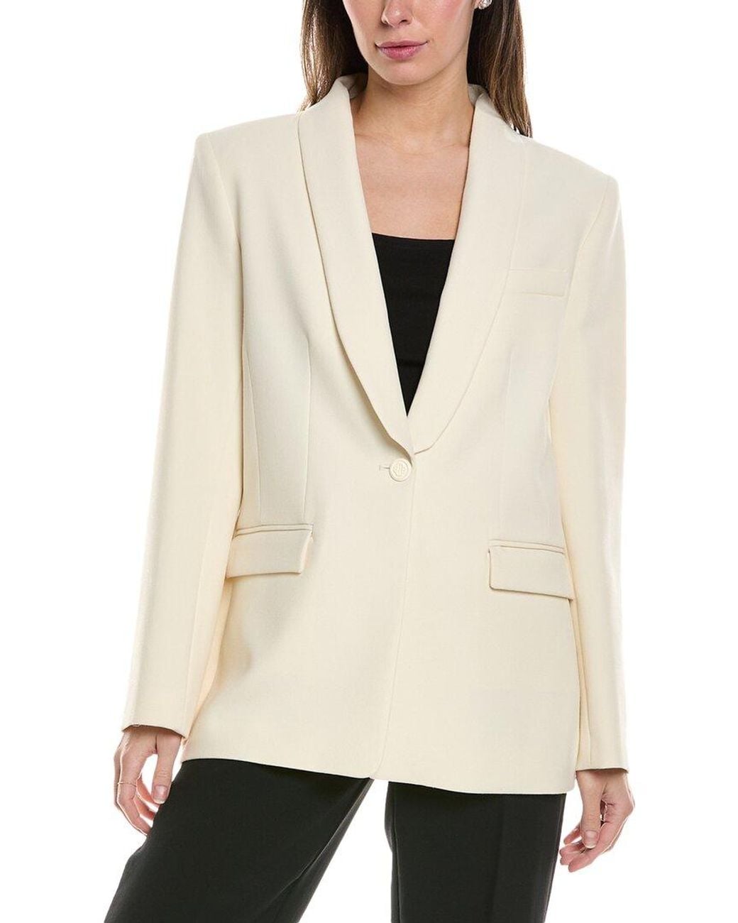 Maje Natural Suit Blazer