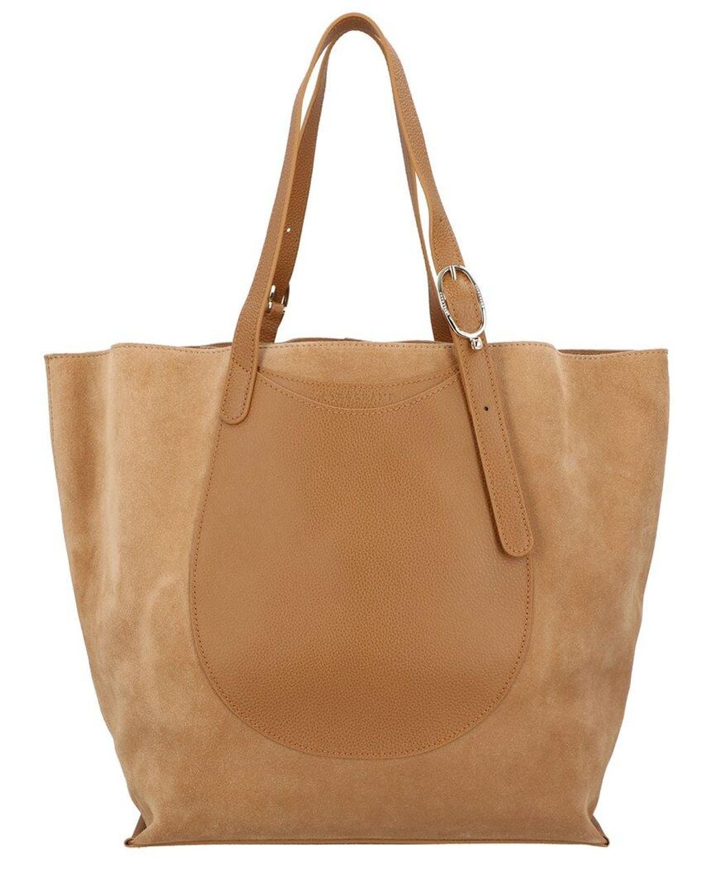 Longchamp Brown Complice Xl Leather Tote