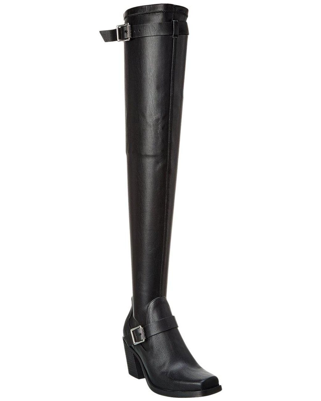 Rag & Bone Black Axis Leather Thigh-High Boot