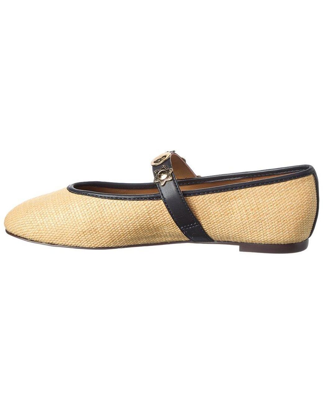 Madewell Natural Hera Raffia Mary Jane