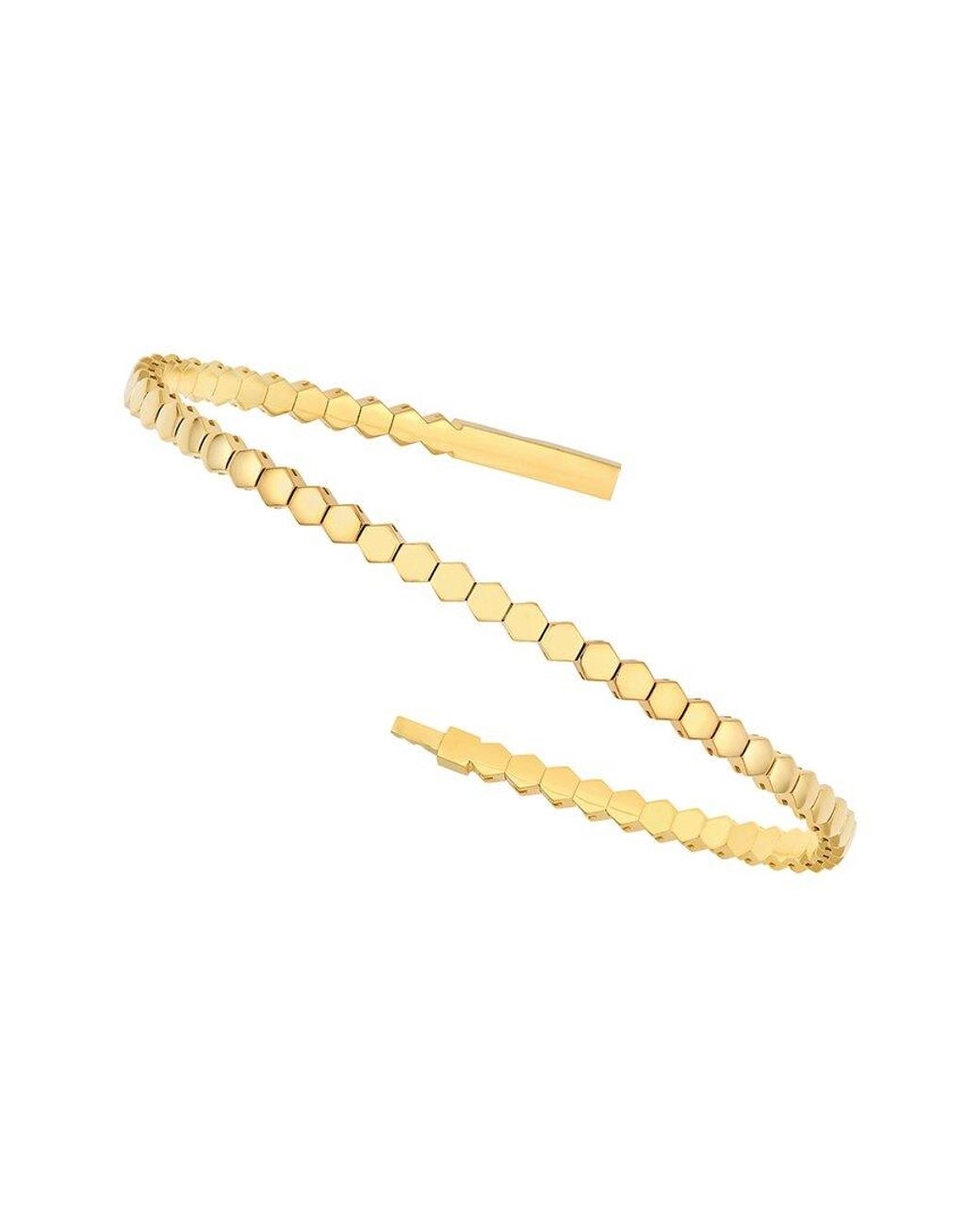 HAWLEY ST Metallic 14K Flexible Bracelet