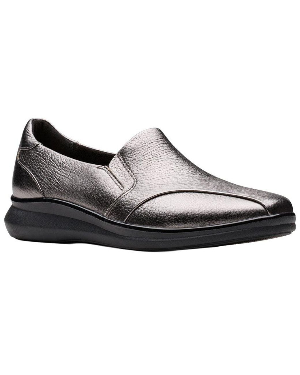 Clarks Black Lynell Edge Leather Loafer