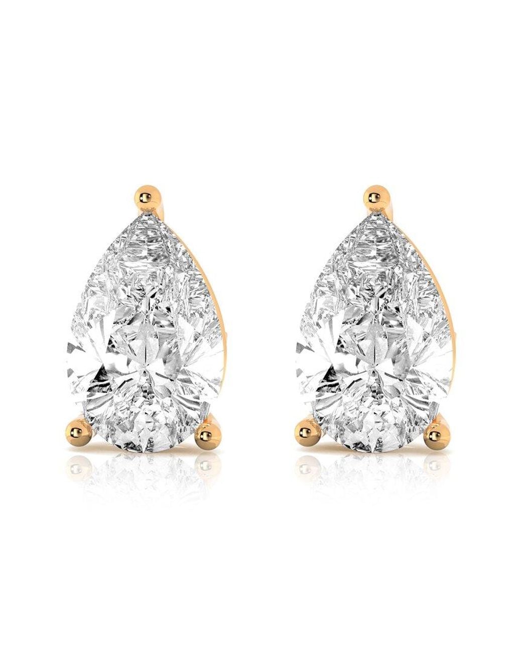 Amairah Metallic 14K Rose 2.00 Ct. Tw. Lab-Grown Diamond Stud Earrings