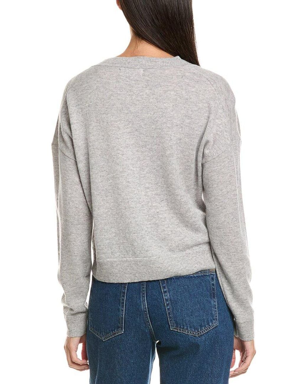 NAADAM Gray Wool & Cashmere-Blend Sweater