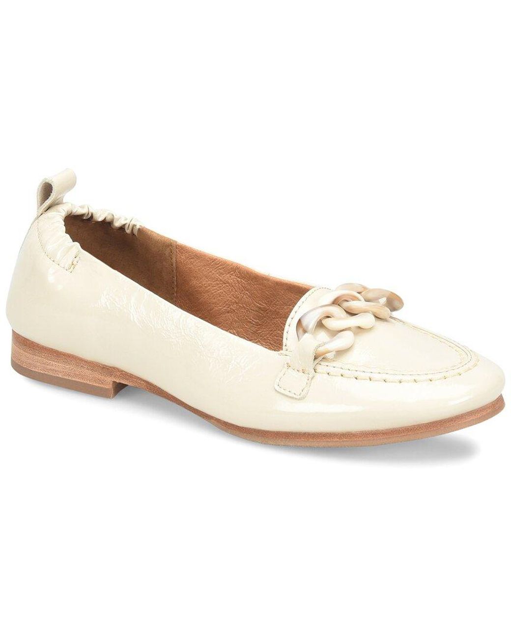 Söfft White Sofft Kadyn Leather Flat
