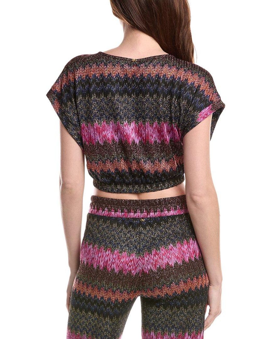 PQ Swim Purple Renee Crop Top