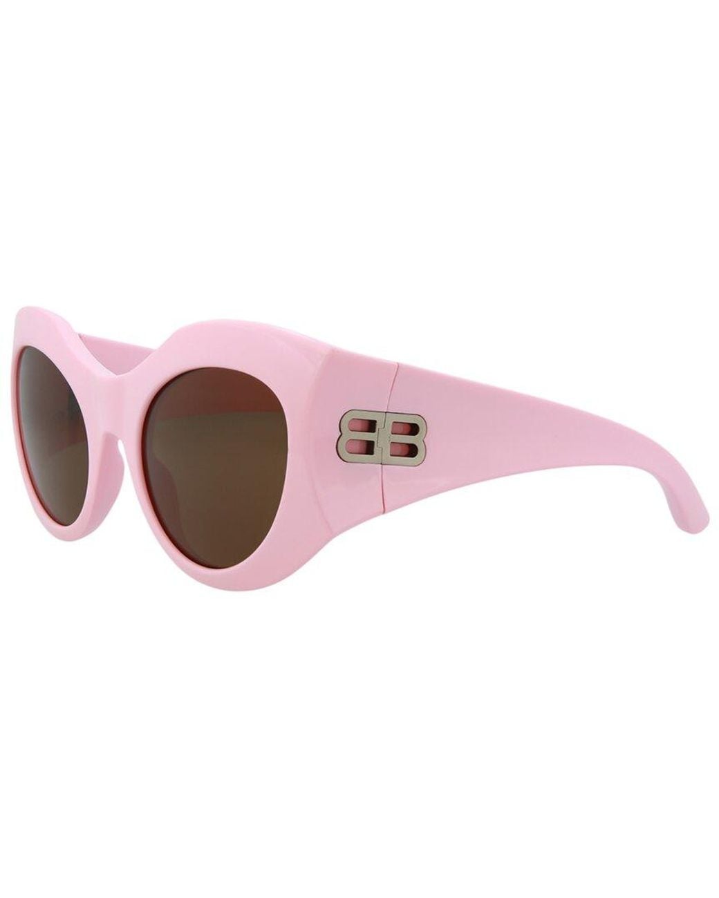 Balenciaga Pink Bb0256S 56Mm Sunglasses