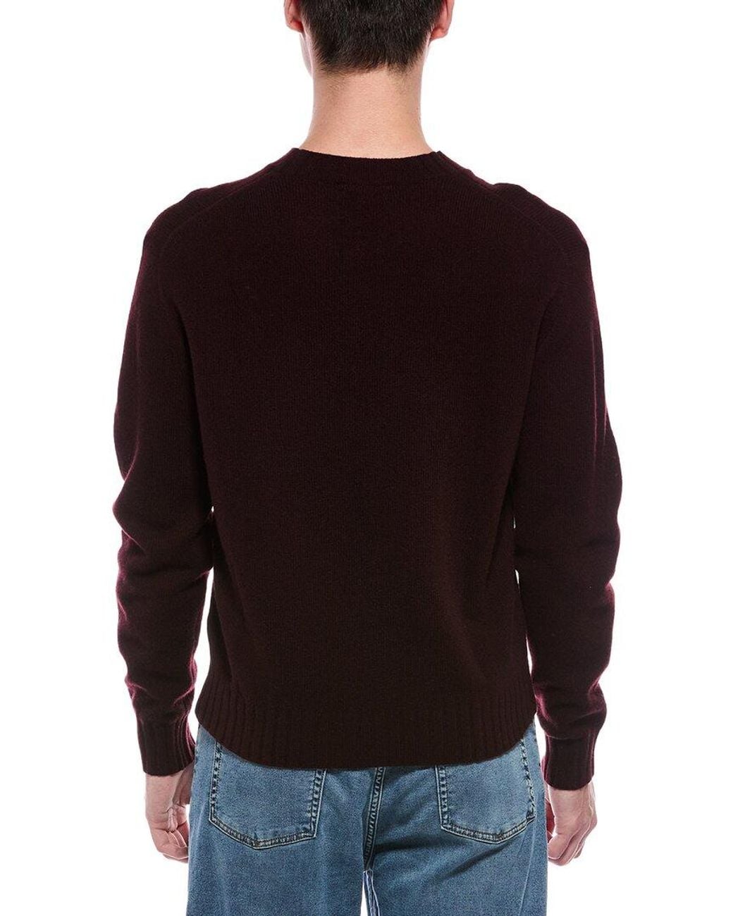 Madewell Red Heritage Merino Wool Crewneck Sweater for men