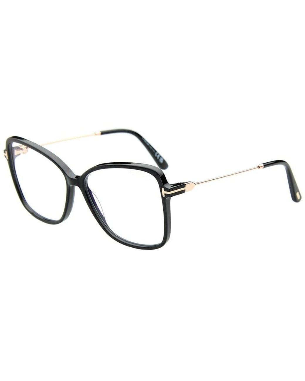 Tom Ford Black Ft5953-B Light Blocking 55Mm Optical Frames