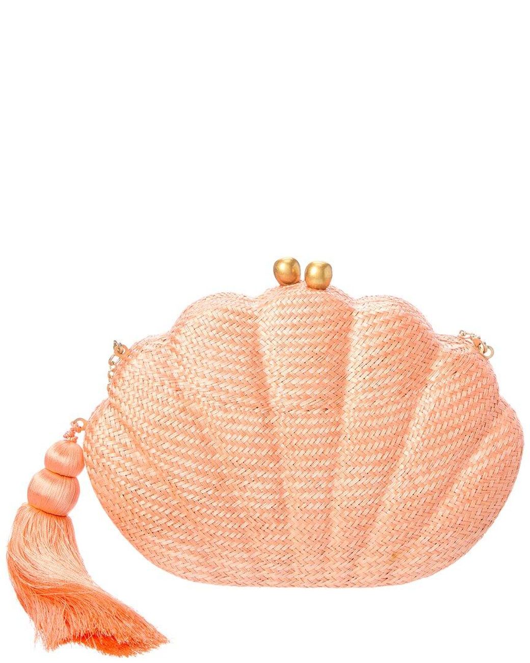 Rafe New York Natural Katie Straw Clutch
