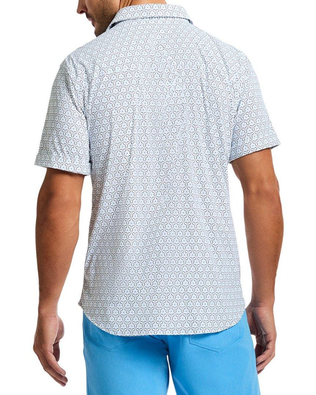 Robert Graham Blue Avalon Knit Shirt for men