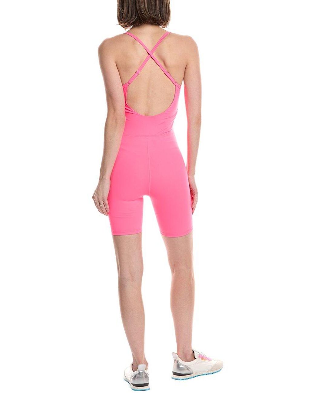 Terez Pink Tlc Shorts Romper