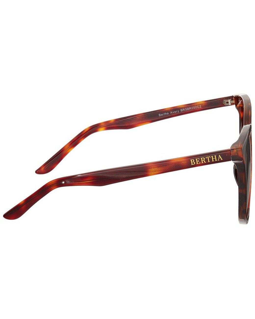 Bertha Brown Brsbr050C2 55Mm Polarized Sunglasses