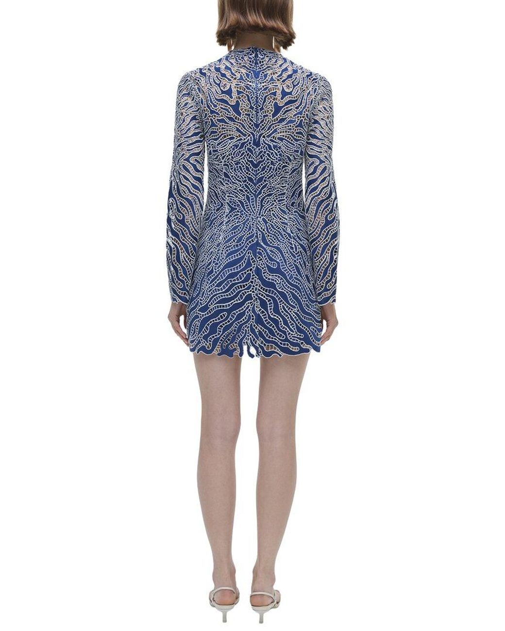 Jonathan Simkhai Blue Charis Mini Dress