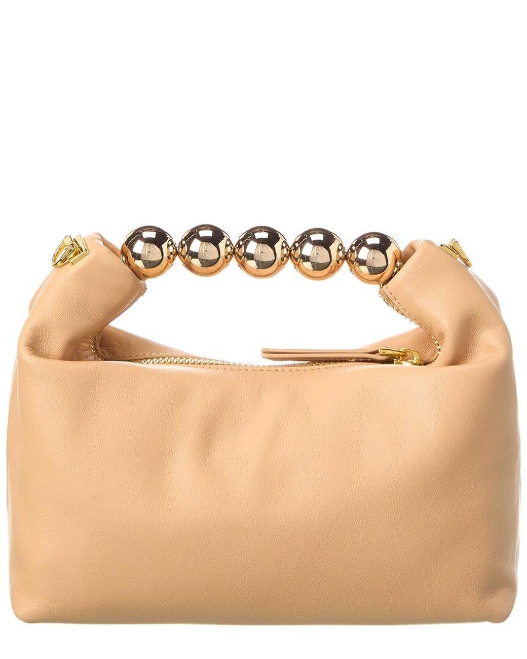 Tiffany & Fred Paris Brown Smooth Leather Top Handle Shoulder Bag