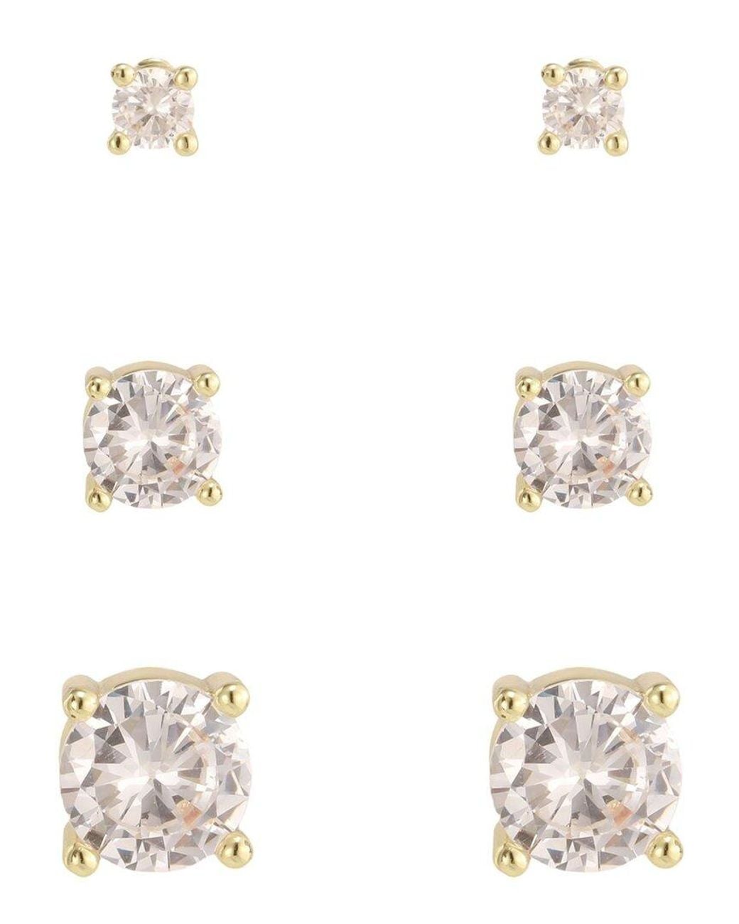 Adornia White 14K Plated Earrings