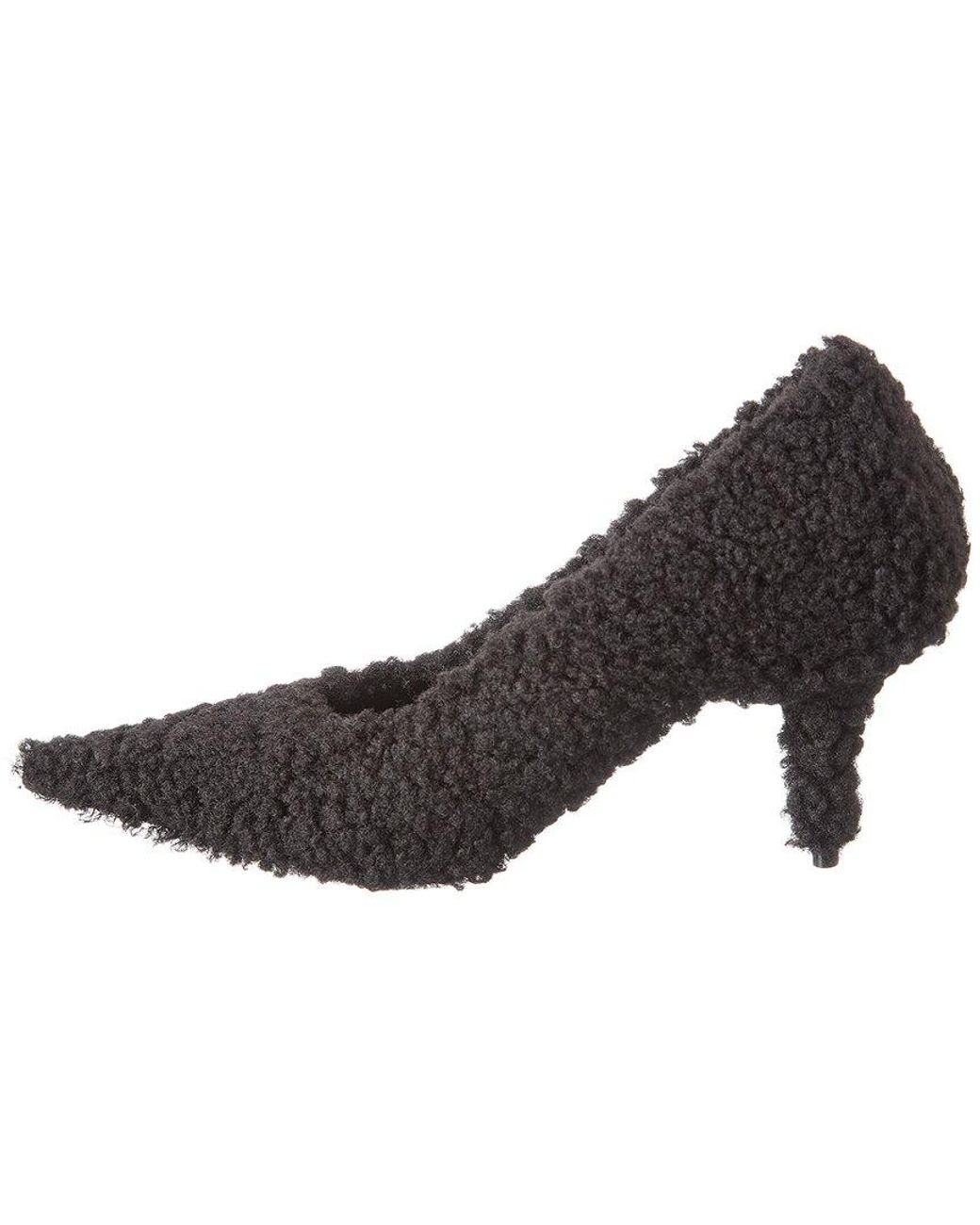 Balenciaga Black Square Knife Pump