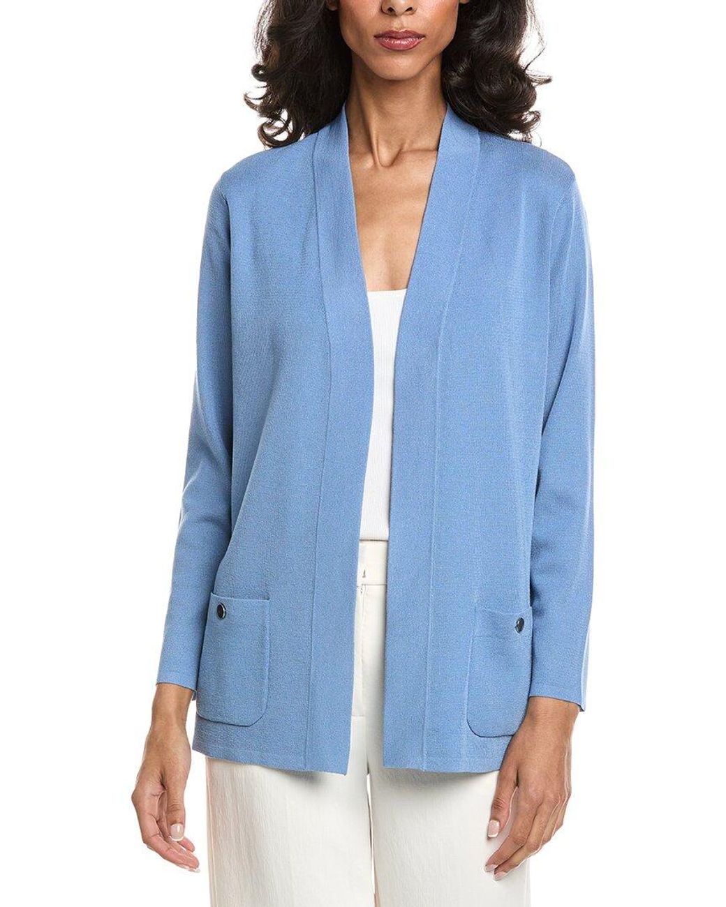 Anne Klein Blue Malibu Cardigan