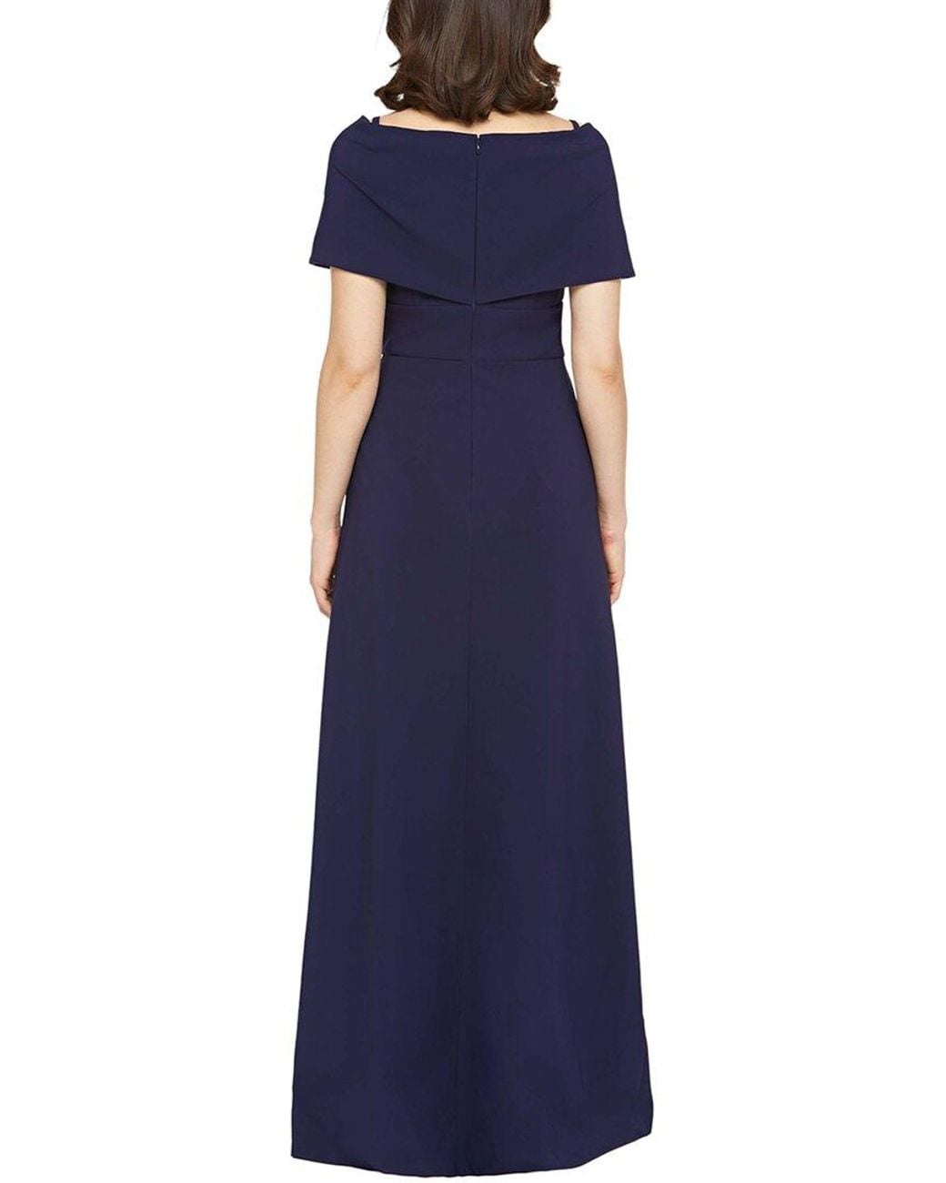 Kay Unger Blue Irelyn Walk Thru Jumpsuit