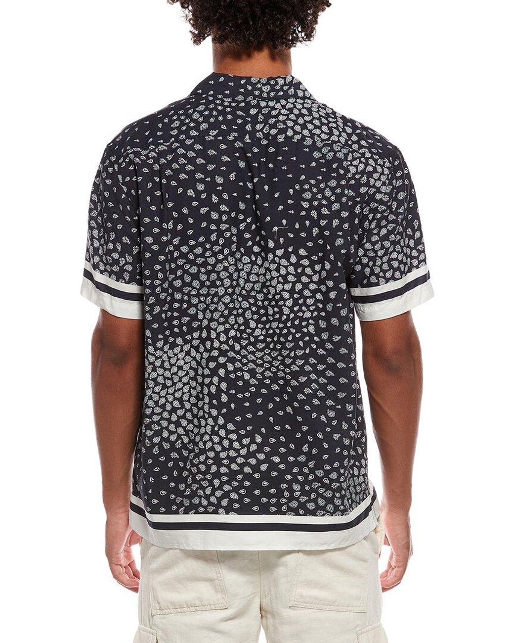 Onia Black Vacation Shirt for men