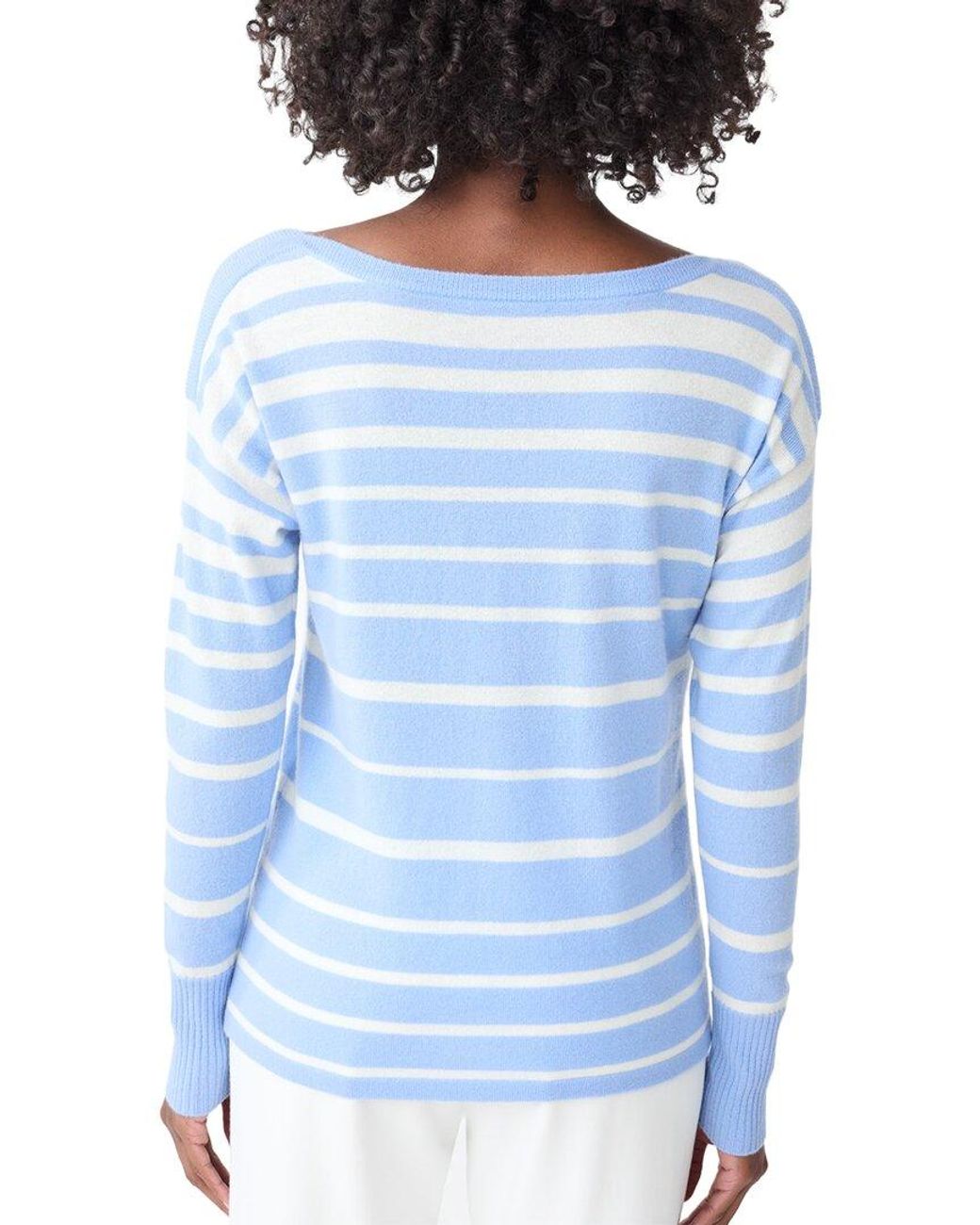 J.McLaughlin Blue Marin Cashmere Sweater