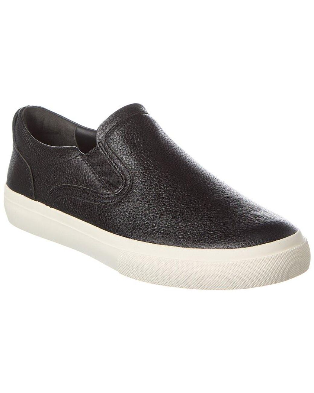 Leather Sneaker Vince Black Slip On Sneakers Vince Women's Black