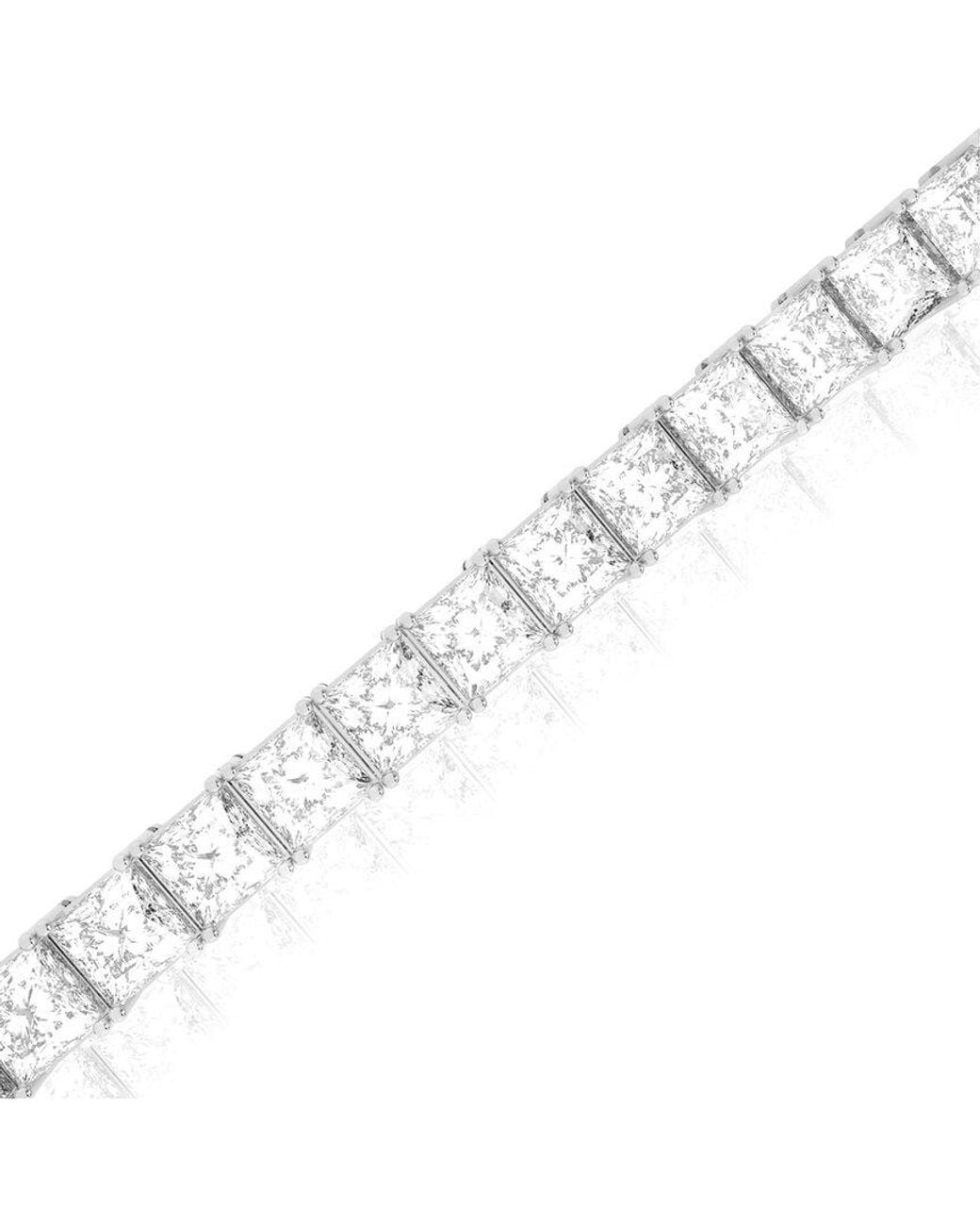 Amairah White 14K 15.00 Ct. Tw. Lab-Grown Diamond Necklace