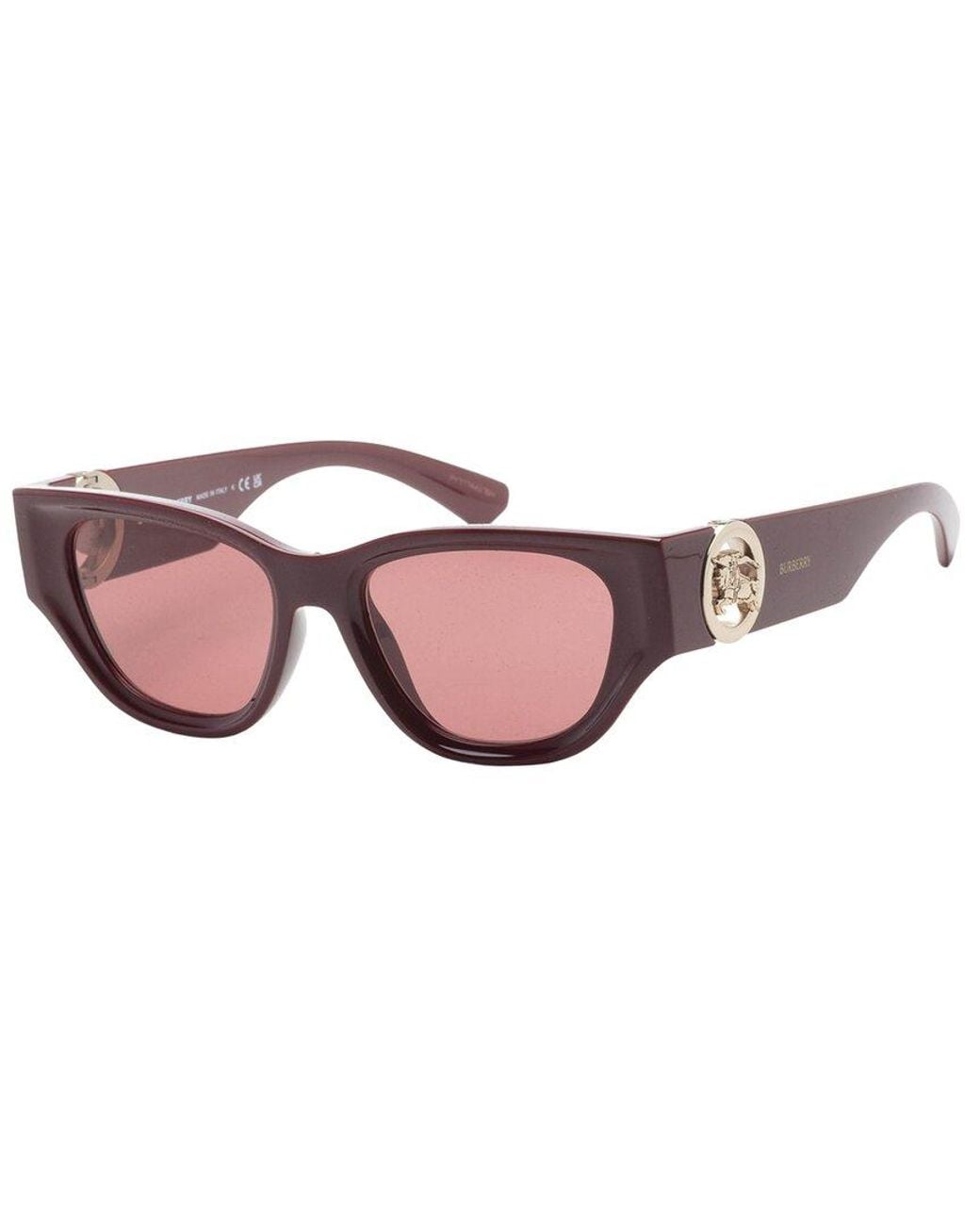 Burberry Pink Be4467U 52Mm Sunglasses