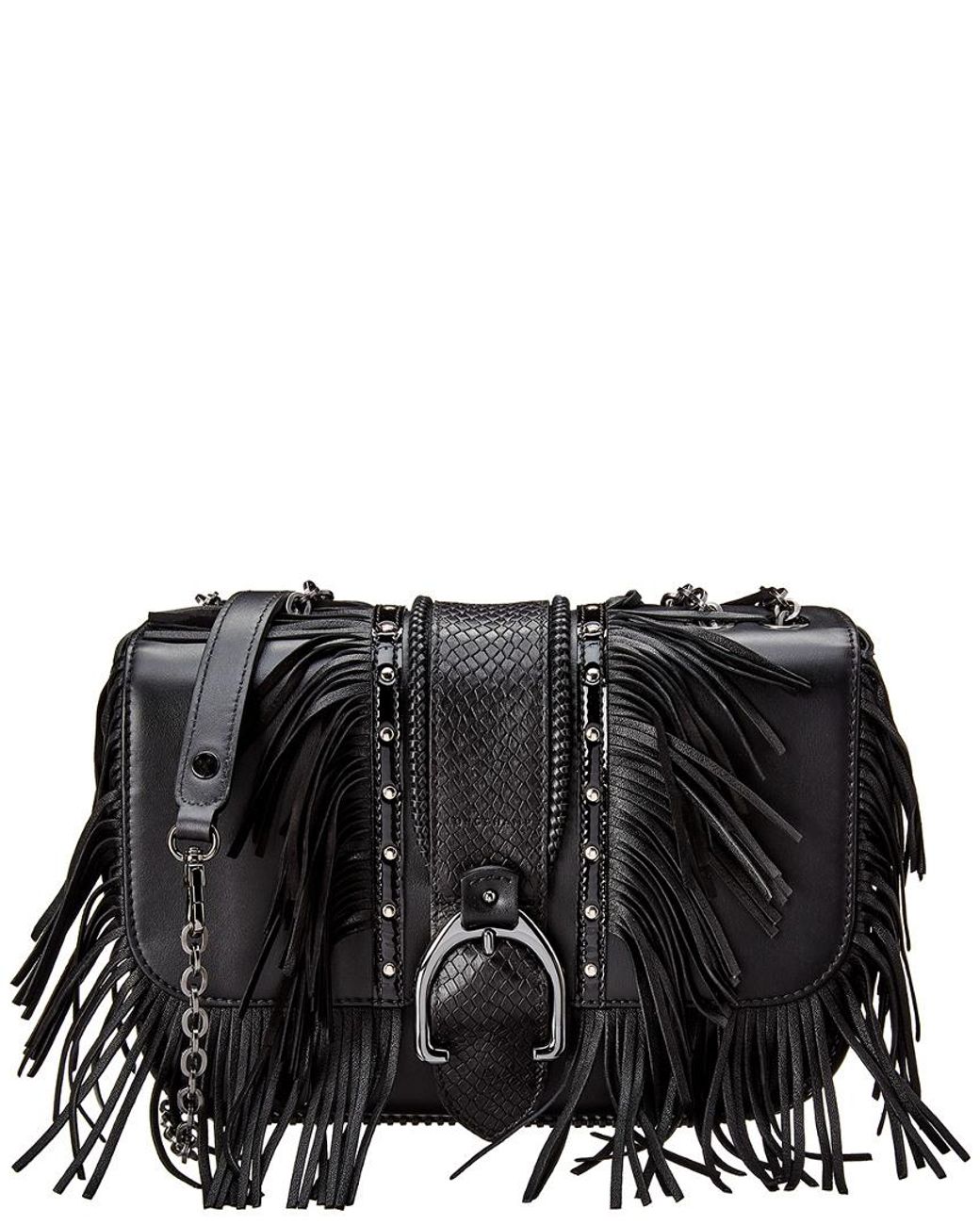 Longchamp Amazone Rock Small Leather Shoulder Bag in Black | Lyst Australia