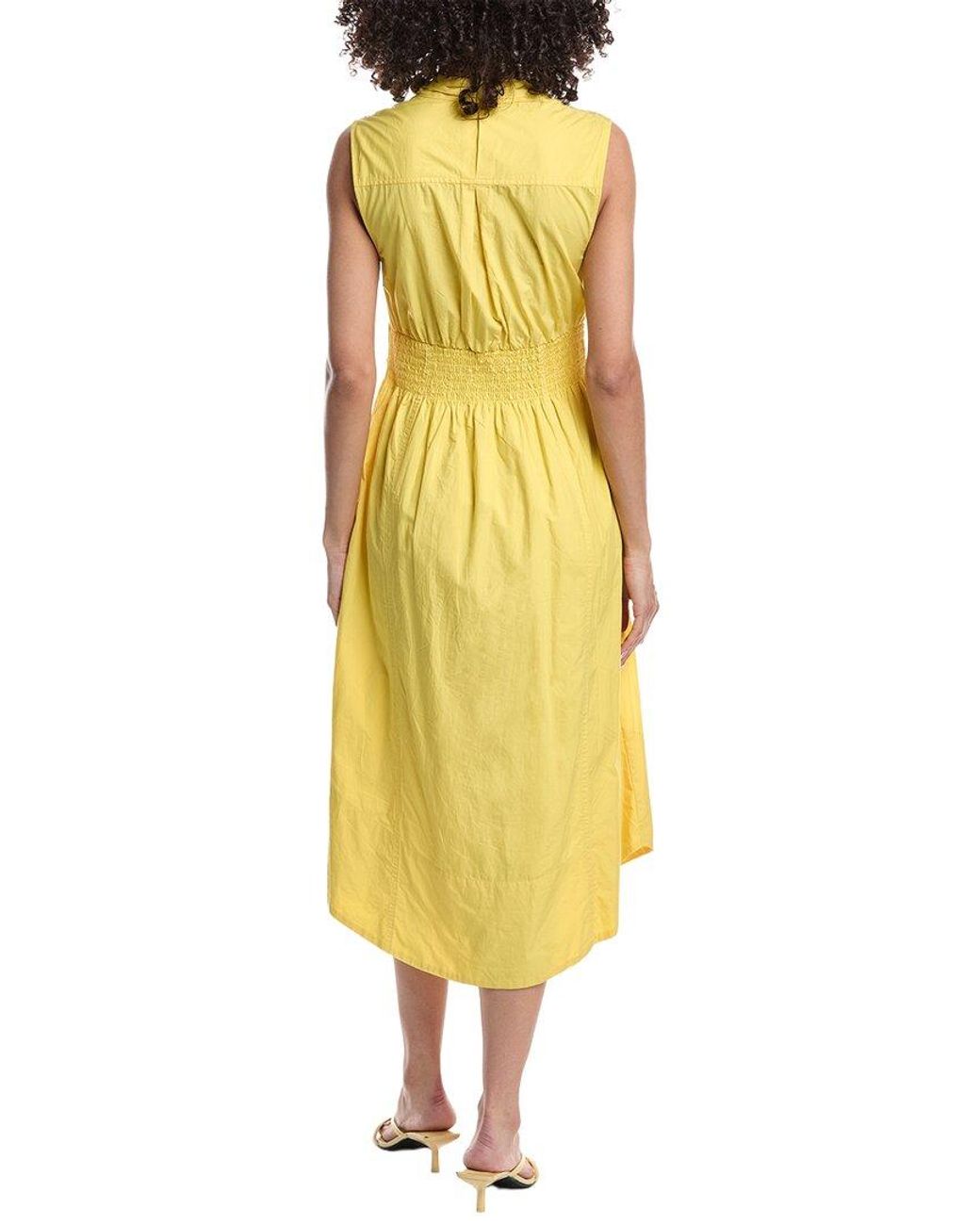 Ramy Brook Yellow Meg Midi Dress