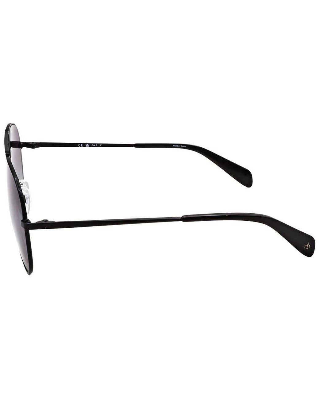 Rag & Bone Brown Rnb5052 59Mm Polarized Sunglasses