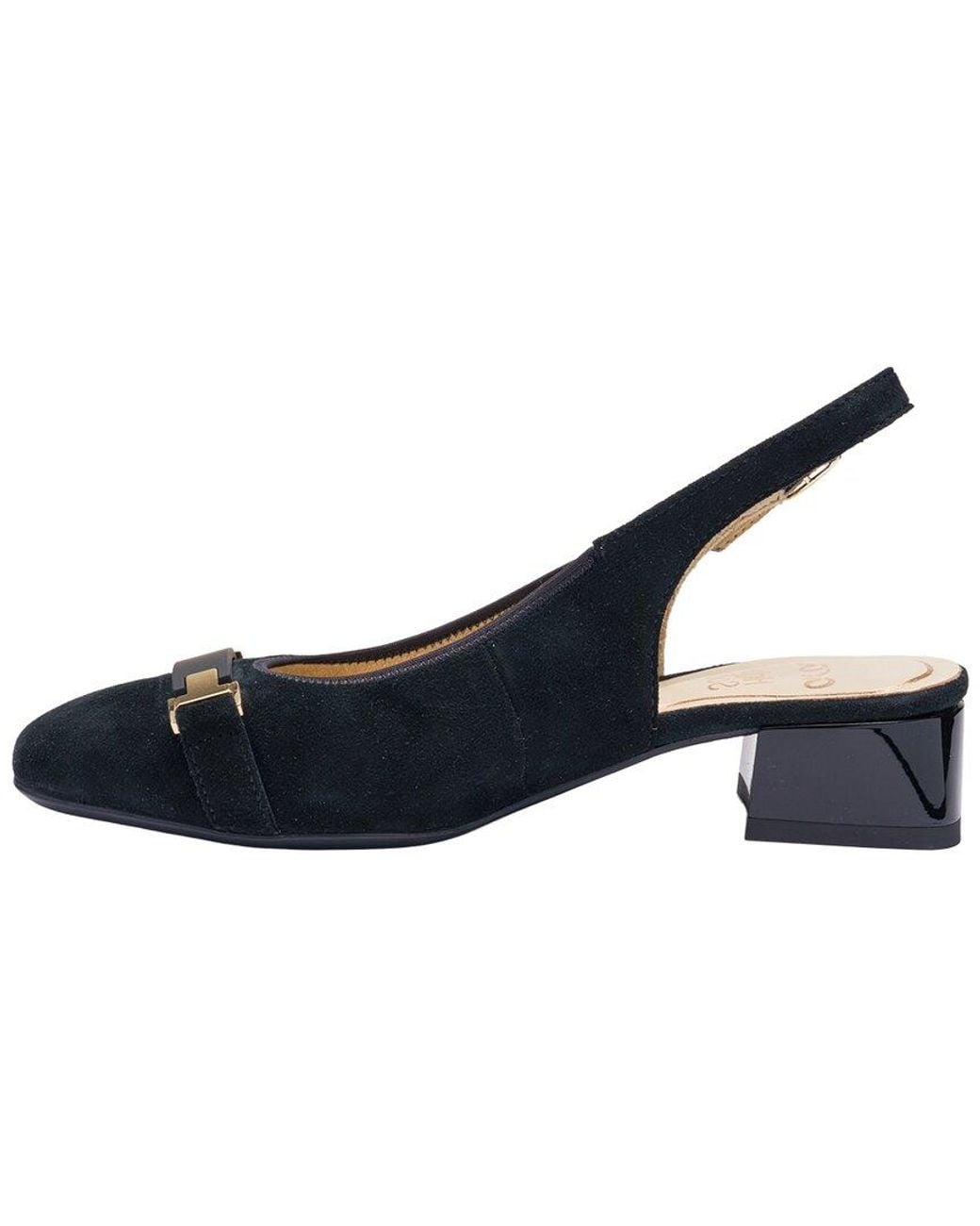 Ara Blue Gliselle Suede Pump