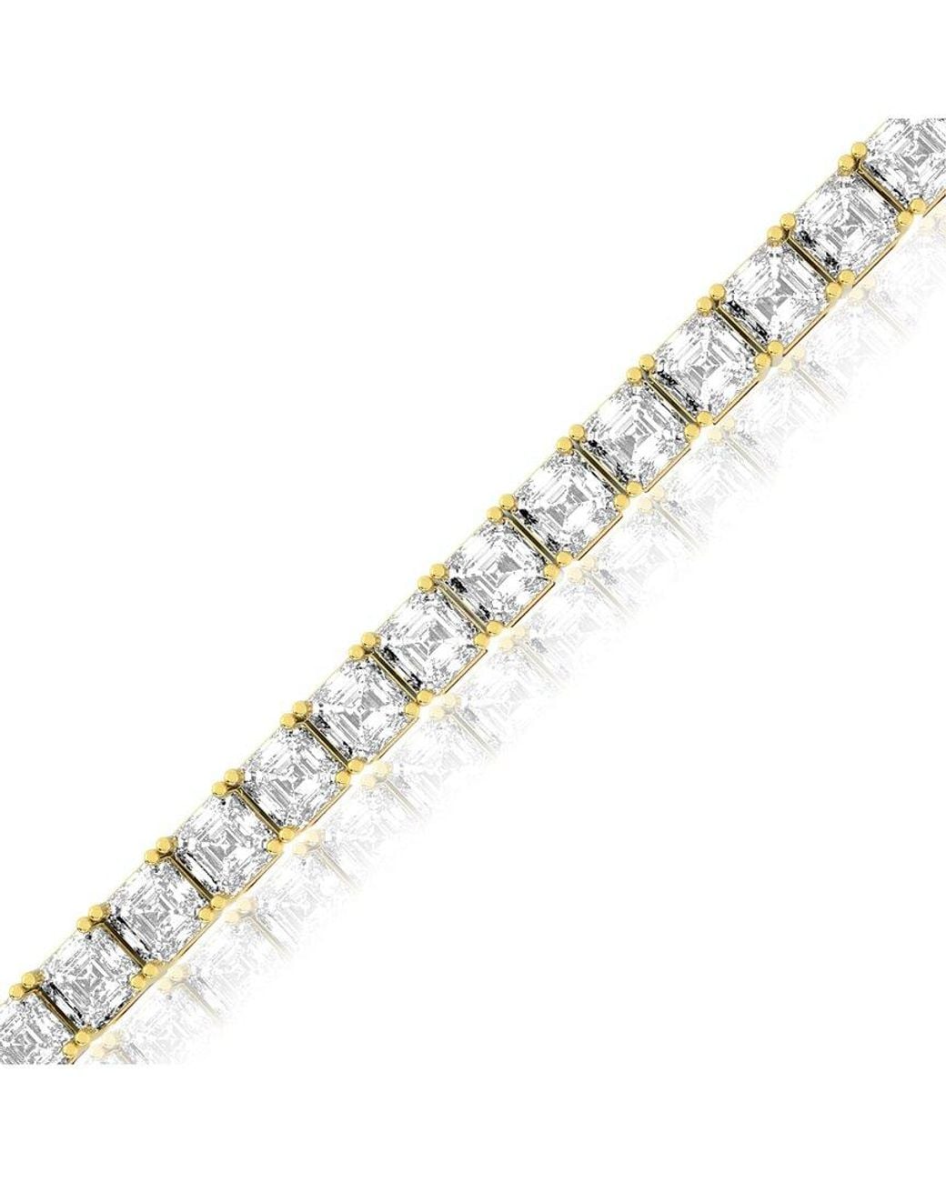 Amairah White Over 15.00 Ct. Tw. Lab-Grown Diamond Tennis Bracelet